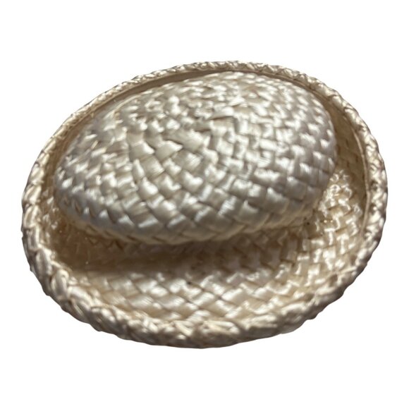 Vintage Women’s Straw Hat – Union Made USA – Woven Raffia with Ribbon - Picture 5 of 5
